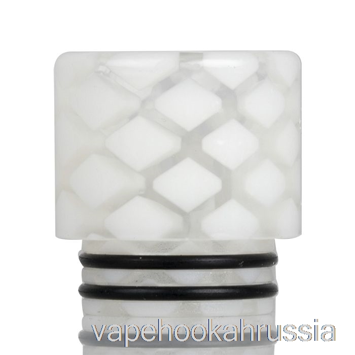 Vape Juice 810 прозрачный капельный наконечник из змеиной кожи, белый
